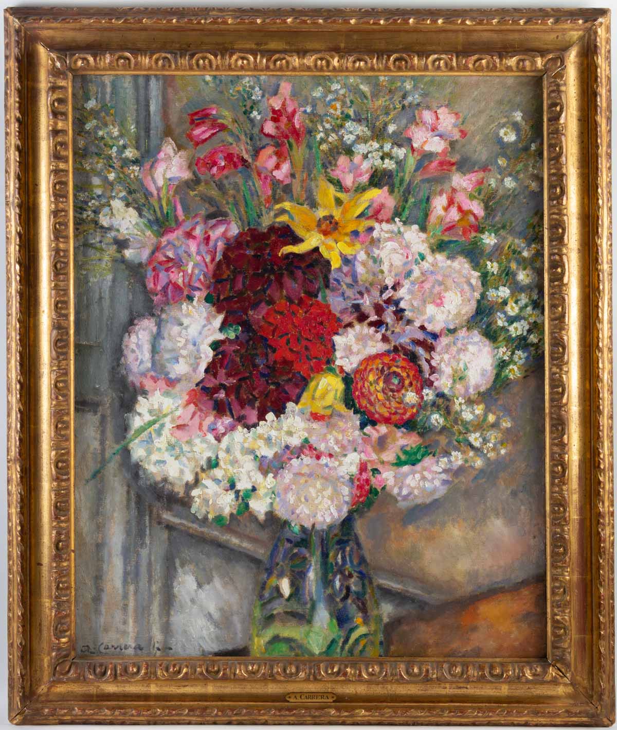 Augustin Carrera (1878-1952). Floral composition. – Edith Davidson