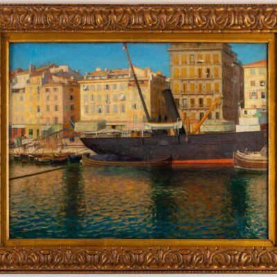 Henry Bouvet 1859-1945. Le port de Marseille.