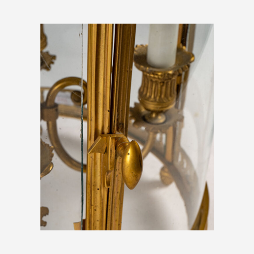 Lanterne gilet bronze Louis XVI style